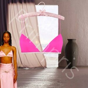 Nue Studio Rosie Silk Rhinestone Bra NWT